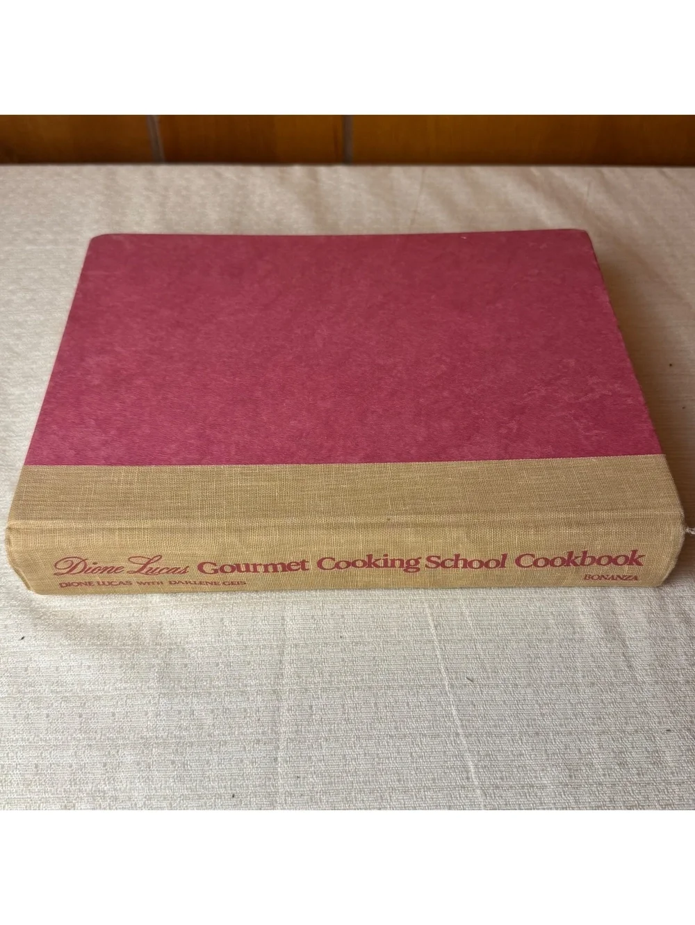Vintage Dione Lucas Gourmet Cooking School Cookbook 1982 Hardcover Bonanza